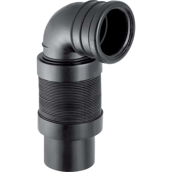 GEBERIT PE připojovací koleno 90° pro WC, výsuvné #241.525.00.1