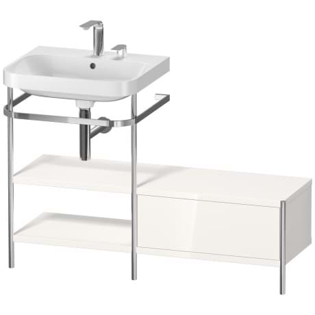 DURAVIT Nábytkové umyvadlo c-shaped s kovovým podstavcem stojícím #HP4850 E/N/O Design by sieger design HP4850E71710E00