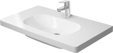 DURAVIT Umyvadlo Med 035285 Design by sieger design #03528500002 - p Barva 00, Bílá Vysoký lesk, Počet míst pro mytí: 1 Uprostřed, Počet otvorů pro armaturu na jednom umyvadle: 1 Uprostřed 850 x 480 mm