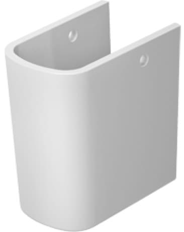 DURAVIT Polosloup 085846 Design by Philippe Starck #08584600001 - Barva 00, Bílá Vysoký lesk 175 mm