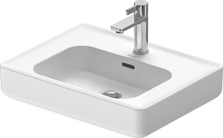 DURAVIT Umyvadlová mísa 237856 Design by Philippe Starck #23785600271 - p Barva 00, Bílá Vysoký lesk, Počet míst pro mytí: 1 Uprostřed, Počet otvorů pro armaturu na jednom umyvadle: 1 Uprostřed, Přepad: Ano, Broušené 560 mm