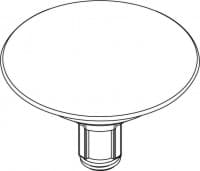 DURAVIT Kryt ventilu 100486 #1004861000 - barva 10, náhradní díl pro vypouštěcí šroubení