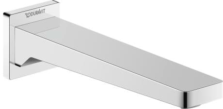 DURAVIT Vanový výtok MH5240010 Design by Duravit #MH5240010010 - Barva 10, Chrom, Tlak vody (3 bar): 19,5 l/min 50 x 205 mm