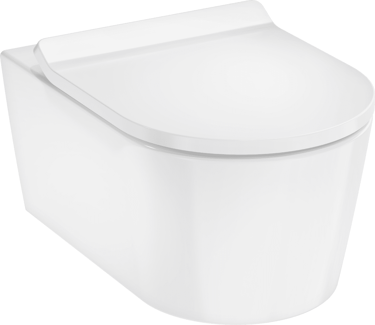 HANSGROHE EluPura S WC závěsné, Rimfree, sedátko SoftClose #62025450 - bílá