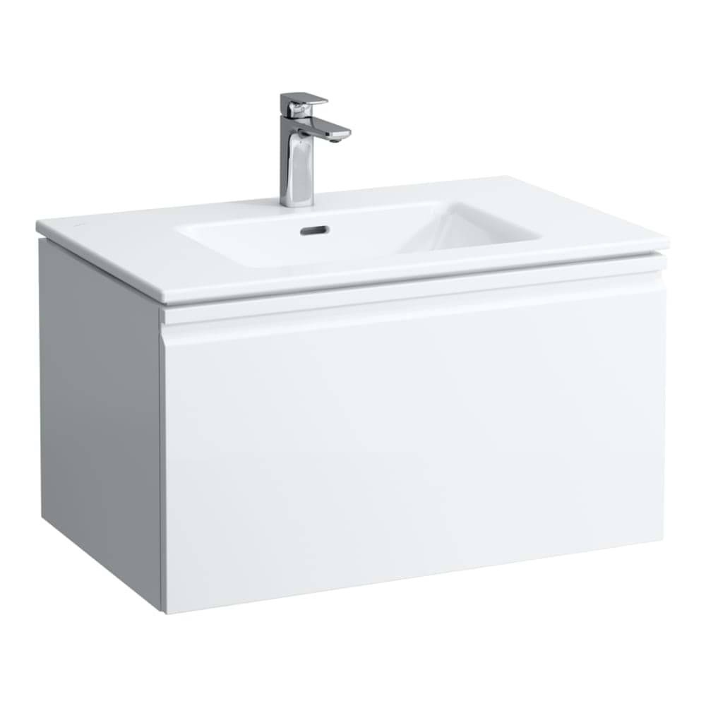 LAUFEN PRO S Umyvadlo včetně skříňky se zásuvkou a s vnitřní zásuvkou 800 x 500 x 460 mm #H8609644631041 - 463 - Bílá
