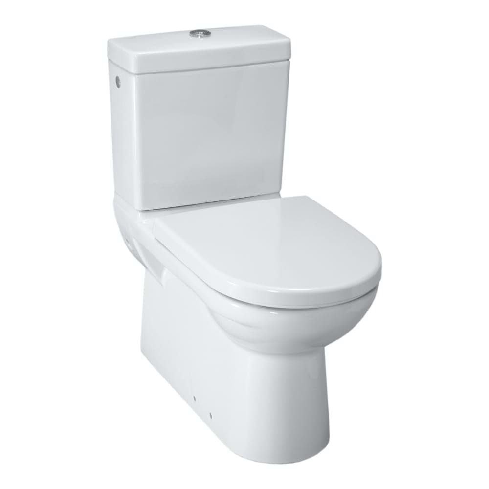 Bild von LAUFEN PRO Stand-WC-Kombination, Tiefspüler, mit Spülrand, Abgang waagerecht oder senkrecht 700 x 360 x 420 mm #H8249580000001