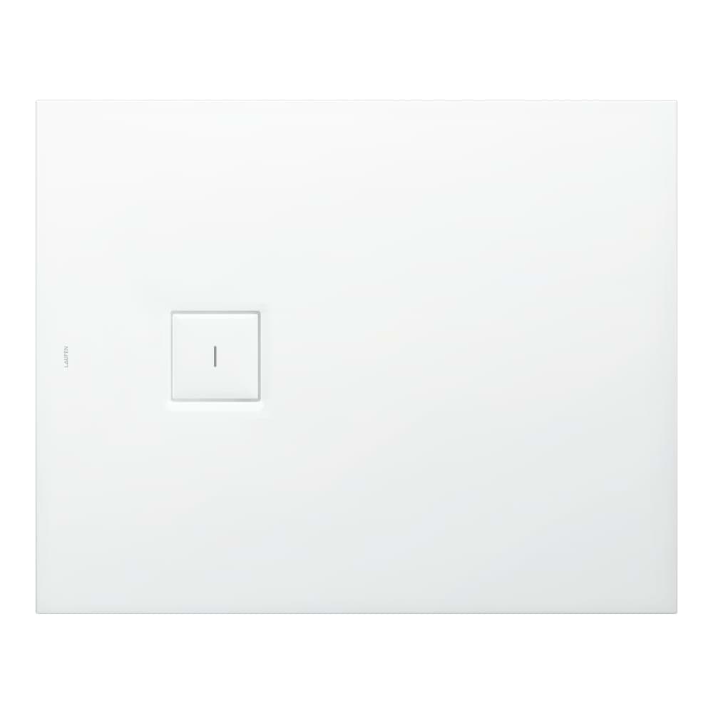 LAUFEN SOLUTIONS Sprchová vanička, obdélníková, s odtokem na straně, materiál Marbond 1000 x 800 x 38 mm #H2134420000001 - 000 - Bílá
