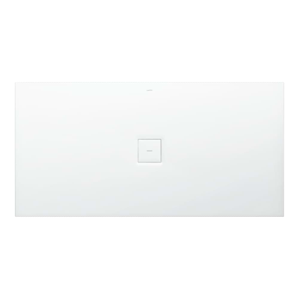 LAUFEN SOLUTIONS Sprchová vanička, obdélníková, s odtokem uprostřed, materiál Marbond 1600 x 800 x 38 mm #H2134460000001 - 000 - Bílá