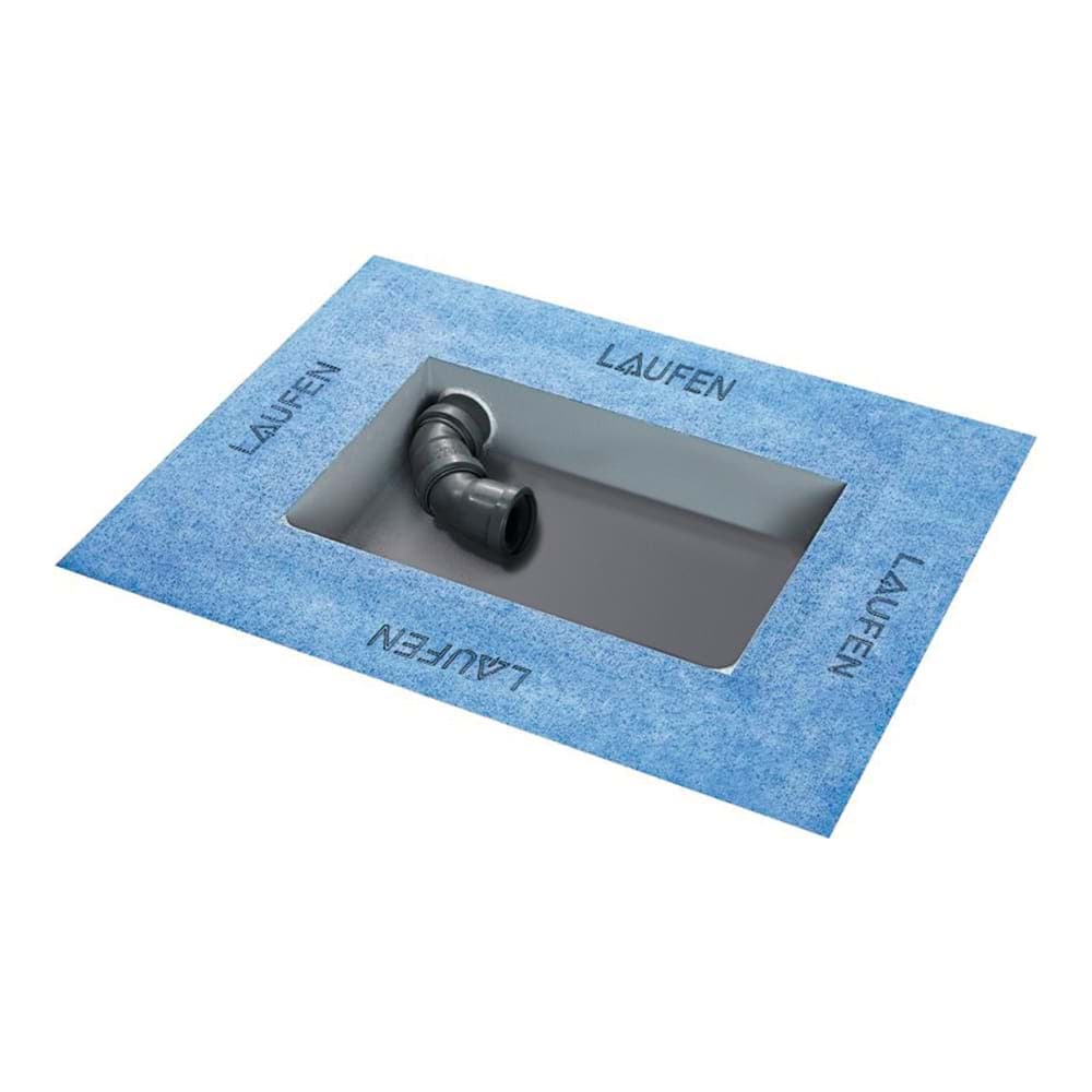LAUFEN SANITARY ACCESSORIES Montážní sada pro sprchové vaničky Marbond typu DN 50 / výška 100 mm, bez sifonu, levá 460 x 320 x 100 mm #H2900410000001