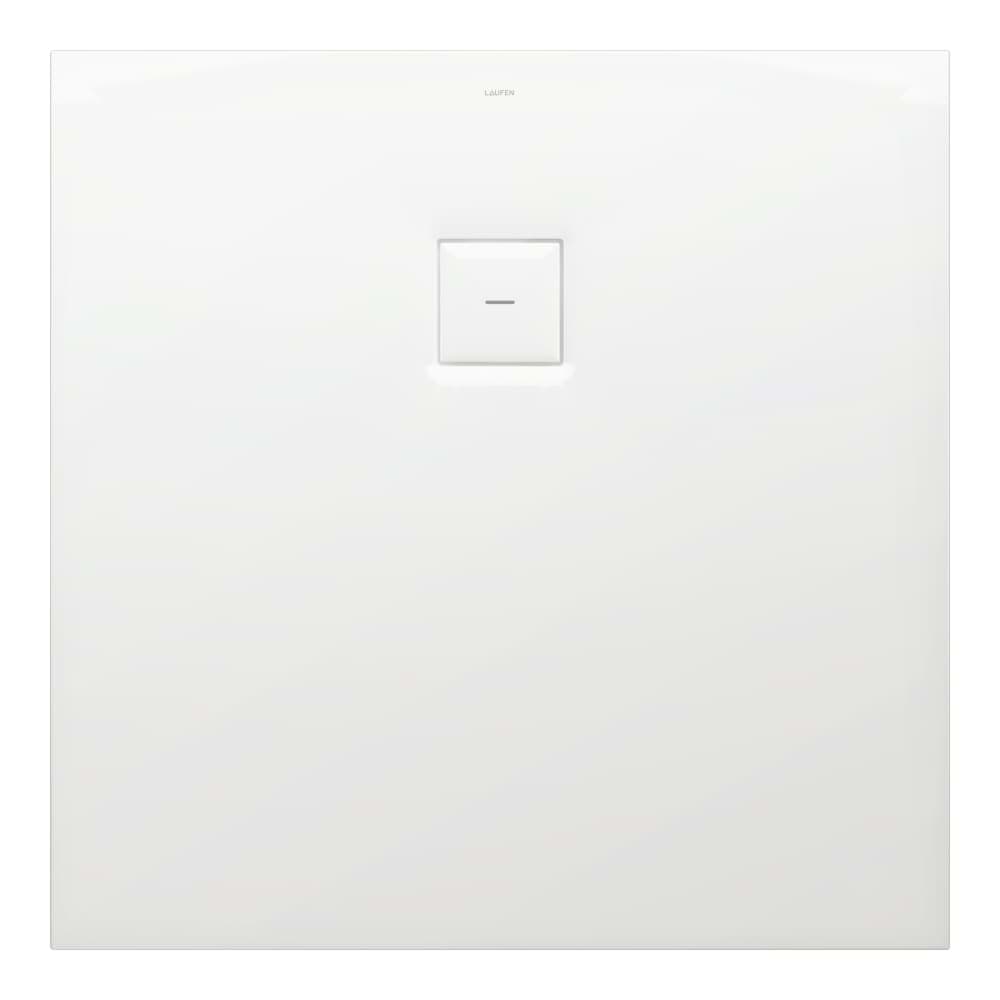 LAUFEN SOLUTIONS Sprchová vanička, čtvercová, vhodná pro instalaci v úrovni podlahy, materiál Marbond 1000 x 1000 x 38 mm #H2164410000001 - 000 - Bílá
