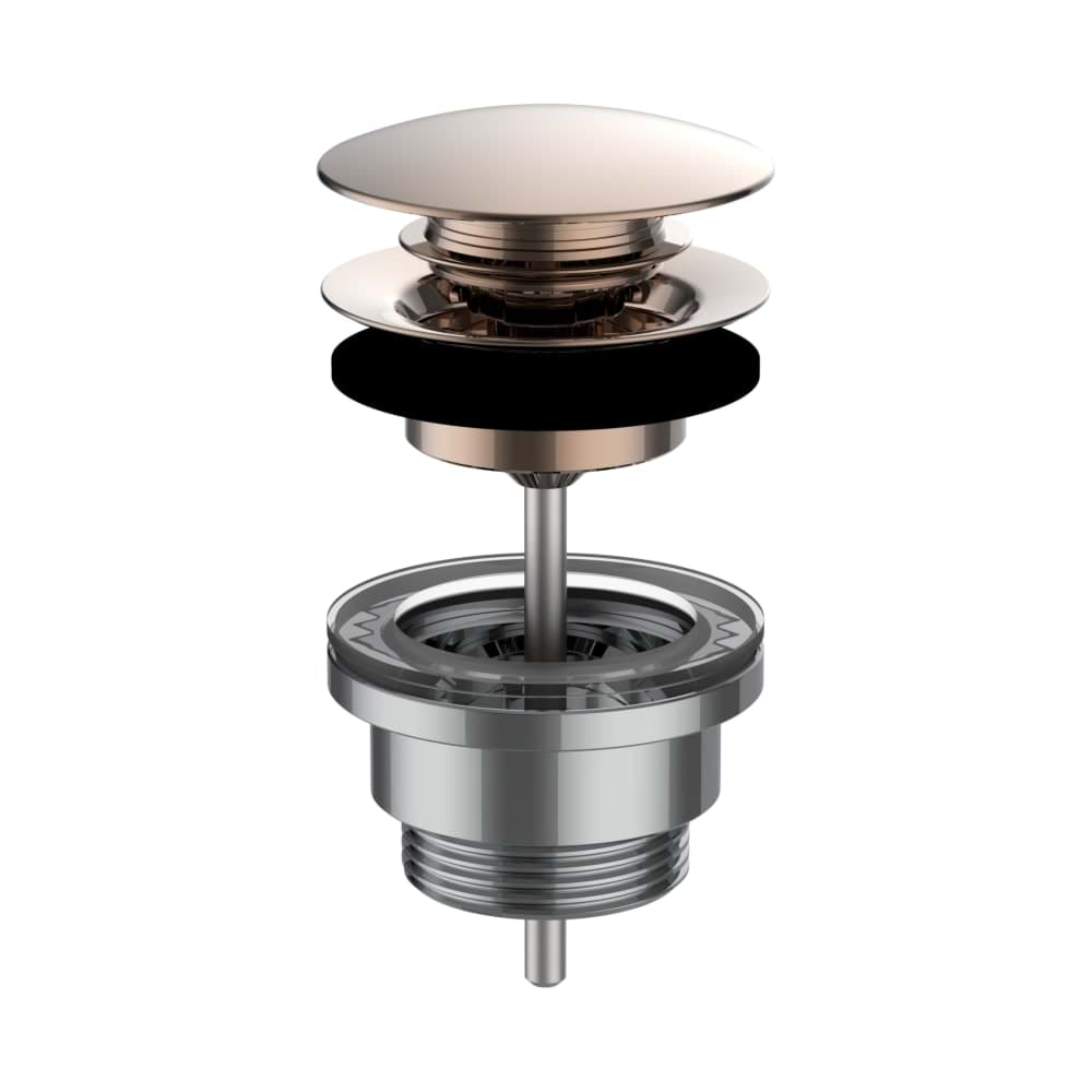LAUFEN Umyvadlová výpusť, click-clack, PVD zlatorůžová #H3709890821041