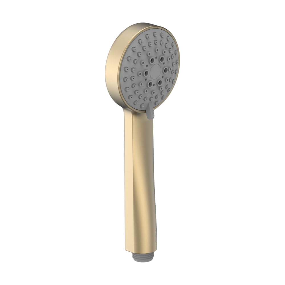 LAUFEN Ruční sprcha 'Stella', 3 druhy proudu (Rain, Tonic a Pulse), PVD světle zlatá matná #H3619850833311