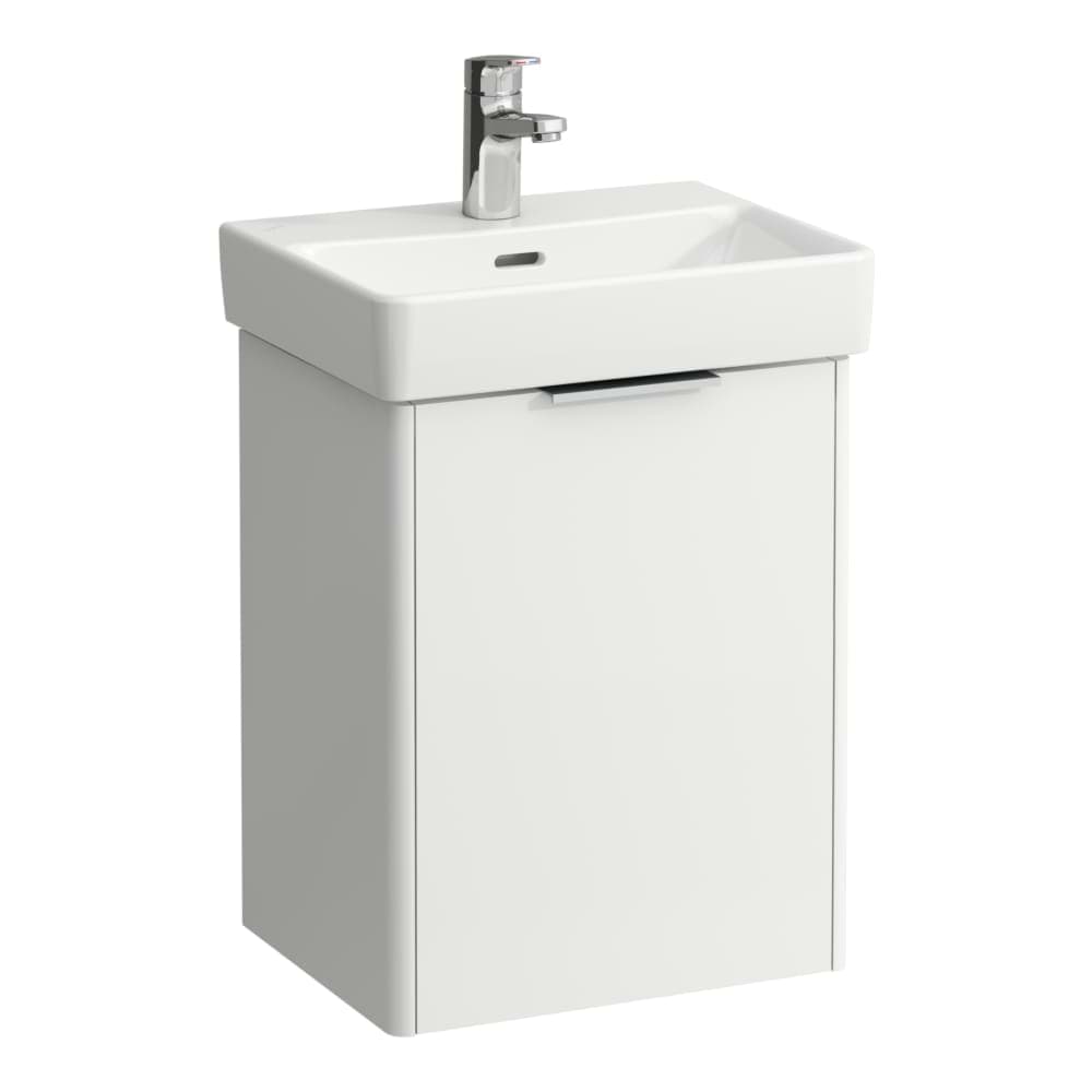 LAUFEN BASE Skříňka pod umyvadlo, závěsy dvířek vlevo, pro umyvadlo H815961 415 x 325 x 530 mm #H4021111102601 - 260 - Bílá mat