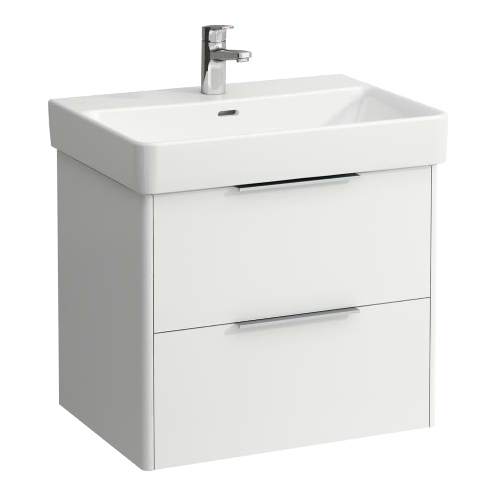 LAUFEN BASE Skříňka pod umyvadlo, 2 zásuvky, pro umyvadlo H810964 615 x 440 x 530 mm #H4022921102661 - 266 - Šedá traffic
