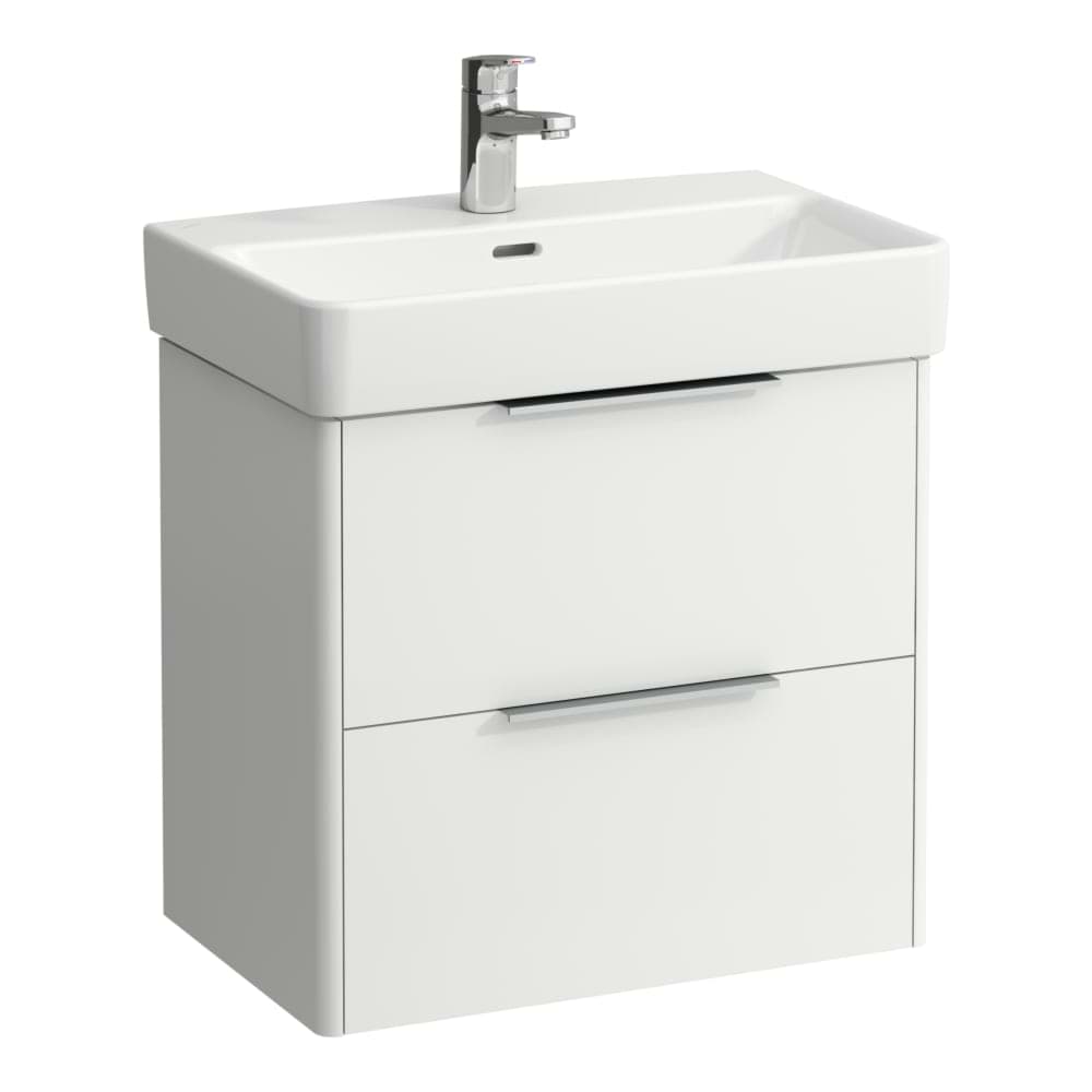 LAUFEN BASE Skříňka pod umyvadlo, 2 zásuvky, pro umyvadlo H818959 (compact) 570 x 360 x 530 mm #H4022121102661 - 266 - Šedá traffic