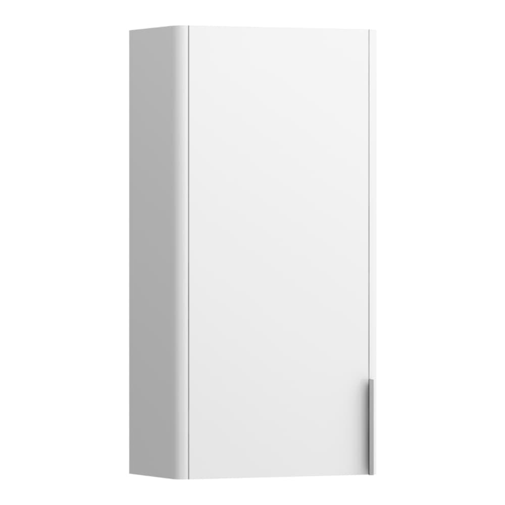 LAUFEN BASE Střední skříňka, závěsy dvířek vlevo (bočnice korpusu s radiusem) 350 x 185 x 700 mm #H4026011102601 - 260 - Bílá mat