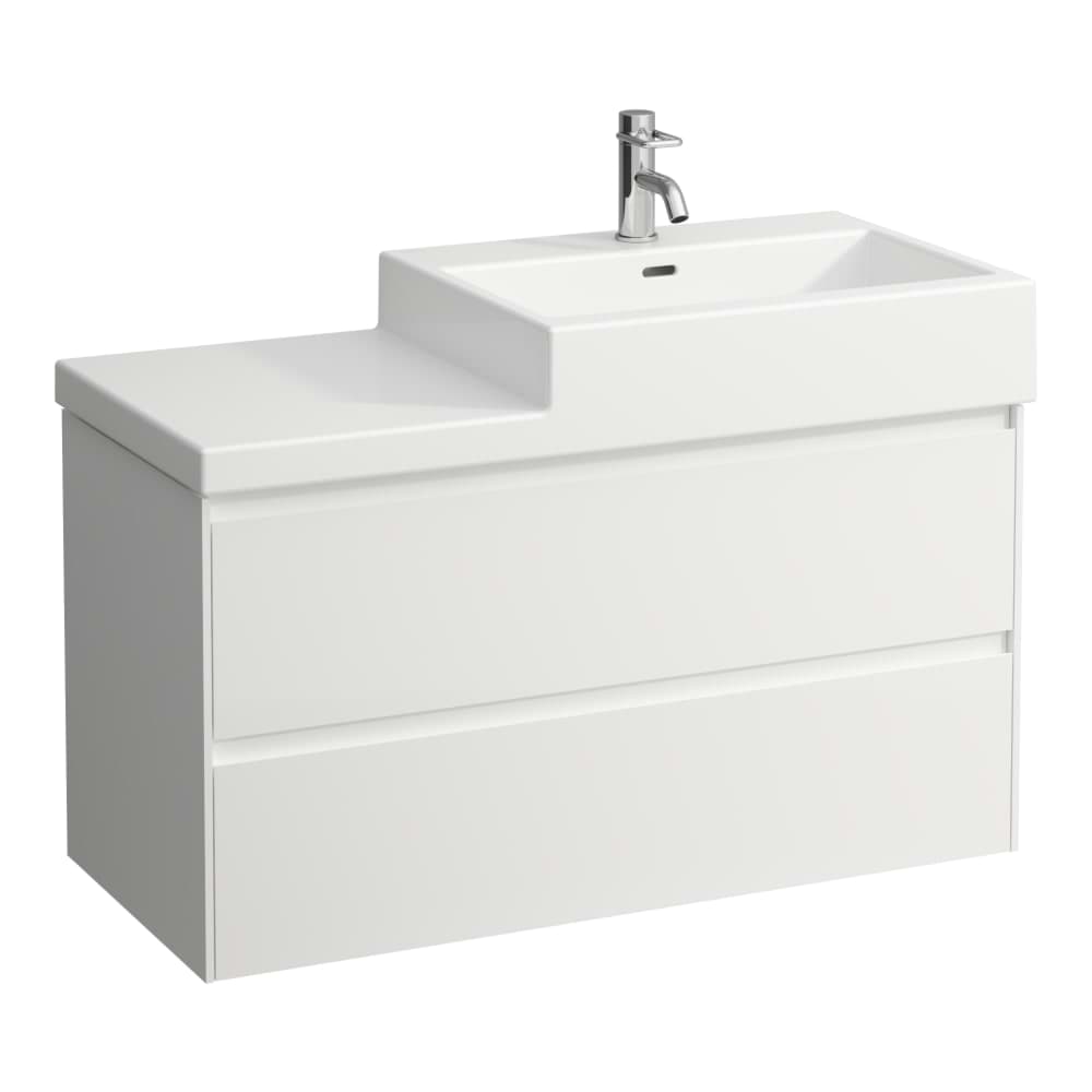 LAUFEN LANI Skříňka pod umyvadlo, se 2 zásuvkami, pro umyvadlo H818431 985 x 450 x 515 mm #H4041221122601 - 260 - Bílá mat
