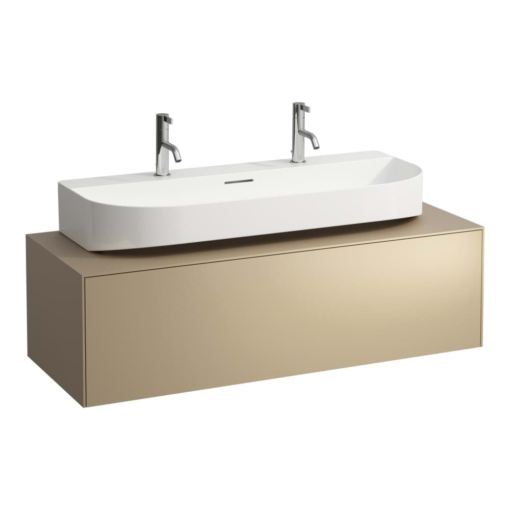 LAUFEN SONAR Skříňka pod umyvadlo, s 1 zásuvkou, pro umyvadlo H816347,s výřezem uprostřed 1175 x 455 x 340 mm #H4054610340411 - 041 - Měď (lak)