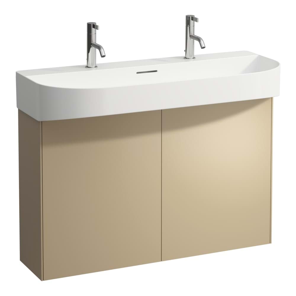 LAUFEN SONAR Skříňka pod umyvadlo, 2 dvířka, pro umyvadlo H810347 975 x 240 x 600 mm #H4054840340421 - 042 - Titan (lak)