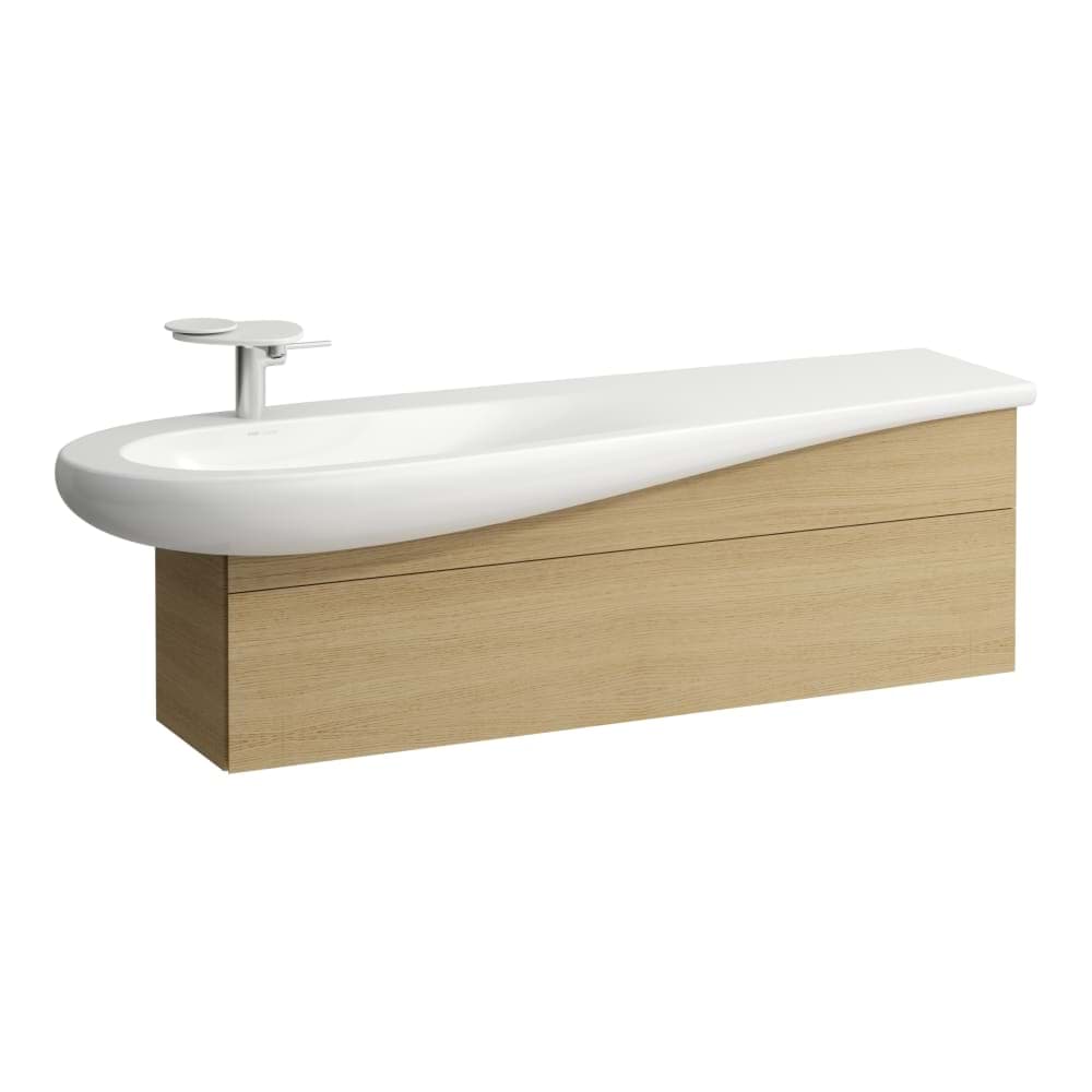 LAUFEN ILBAGNOALESSI Skříňka pod umyvadlo 1600, s 1 zásuvkou, s výřezem pro sifon vlevo, pro umyvadlo H814971 1350 x 320 x 340 mm #H4304510972691 - 269 - Terracotta