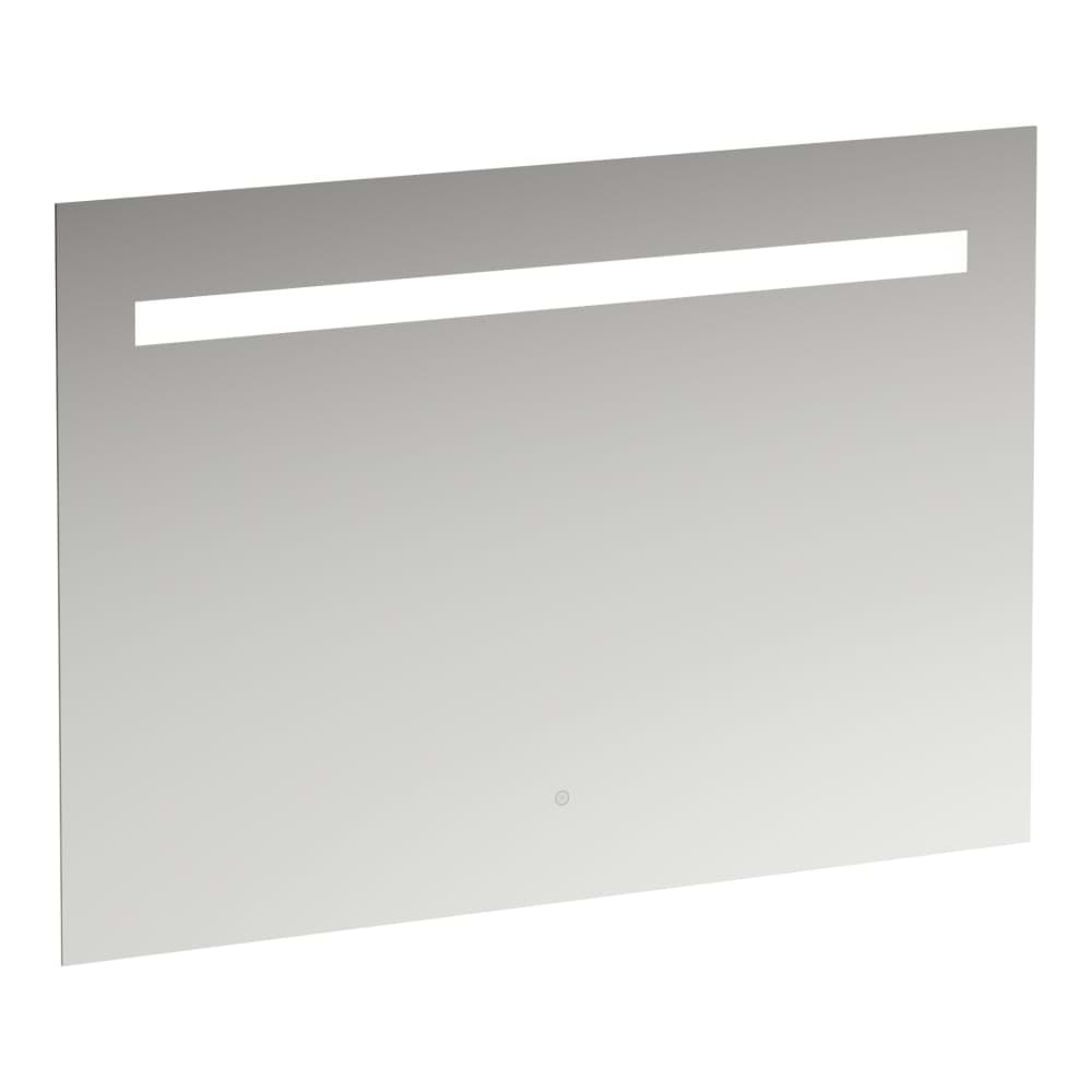 LAUFEN LEELO Zrcadlo, 1000 mm v hliníkovém rámu s vodorovným LED osvětlením, 1 dotykový senzor (Zap/Vyp/Stmívání), 4000 K, IP44 1000 x 40 x 700 mm #H4476629501441 - 144 - Zrcadlo