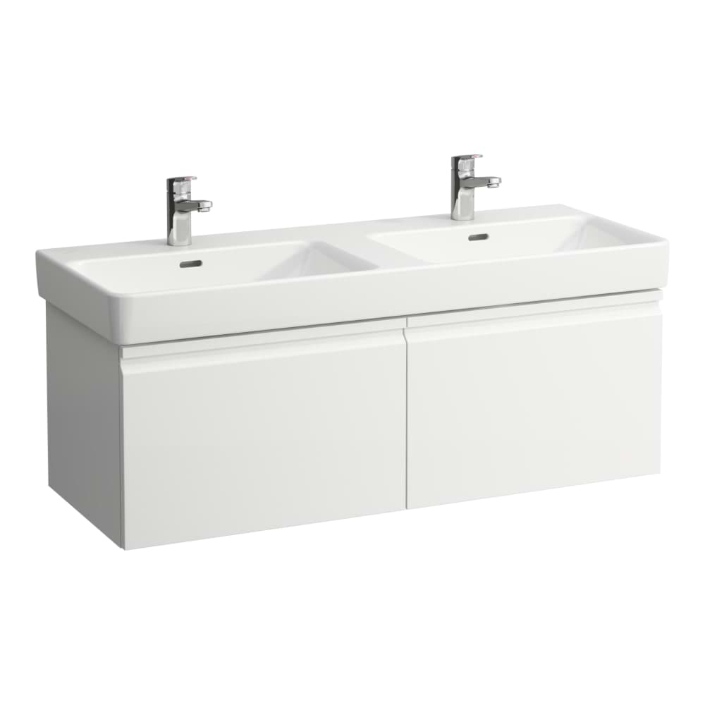 LAUFEN PRO S Toaletní stolek, 2 zásuvky, včetně systému uspořádání zásuvek, odpovídající umyvadlo 814966 1160 x 450 x 395 mm #H4835630964231 - 423 - Wenge texturovaná