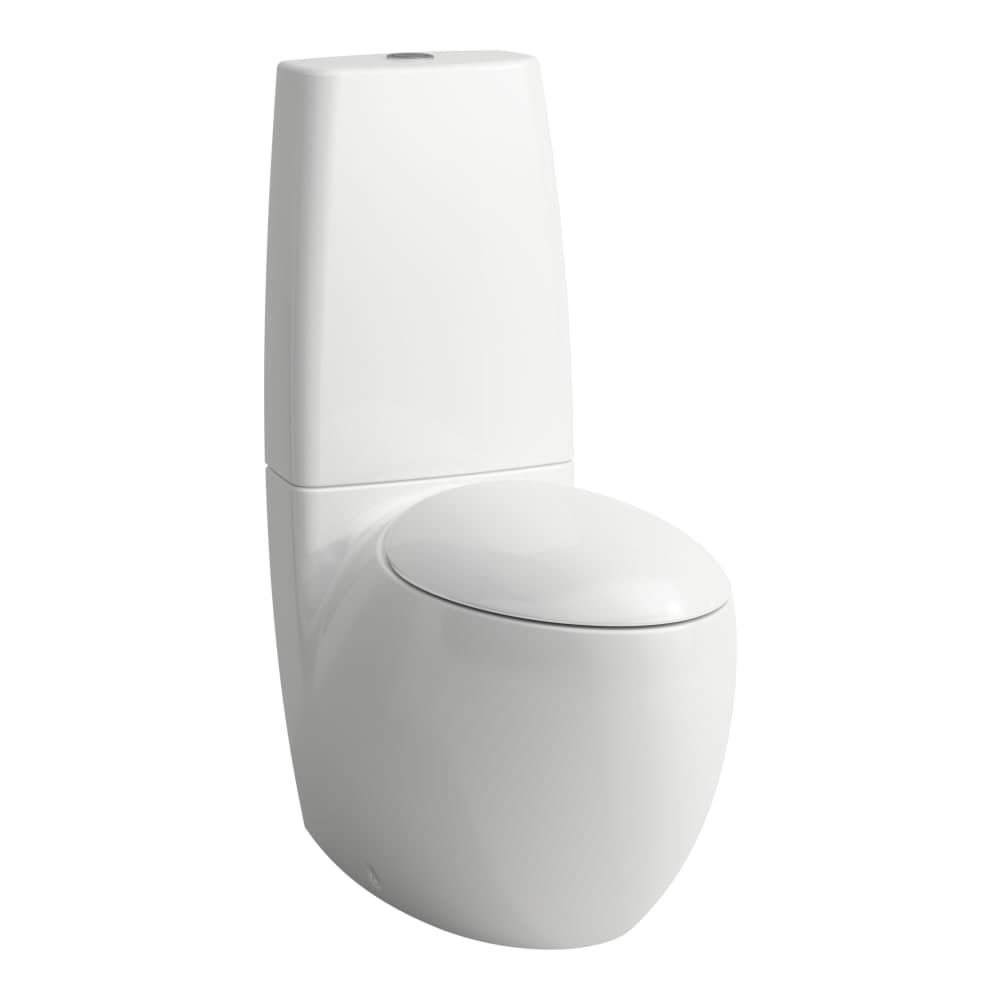 LAUFEN ILBAGNOALESSI Stojící kombinační mísa, rimless, hluboké splachování, vodorovný nebo svislý odpad 720 x 395 x 465 mm #H8229711880001 - 188 - Café mat