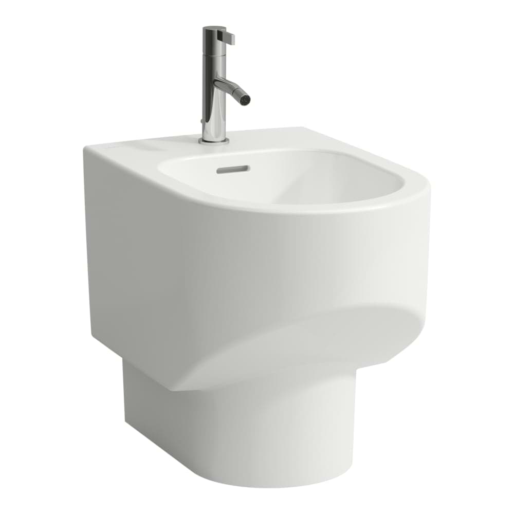 LAUFEN SONAR Stojící bidet s 1 otvorem pro baterii, bez bočních otvorů pro přívod vody 540 x 370 x 430 mm #H8323410003021 - 000 - Bílá