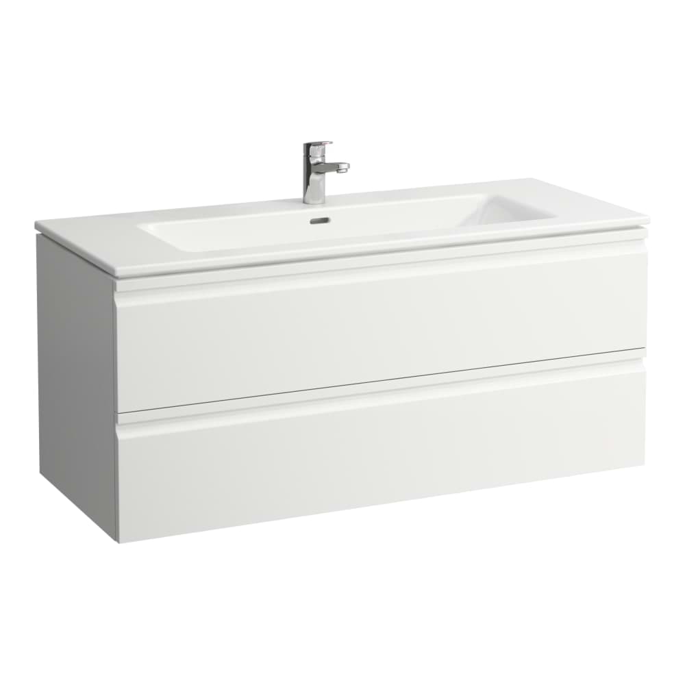LAUFEN PRO S Pro S Set 1200 mm, umyvadlo v lesklé bílé barvě včetně toaletní skříňky, 2 zásuvky včetně systému uspořádání zásuvek 1200 x 500 x 545 mm #H8619674231071