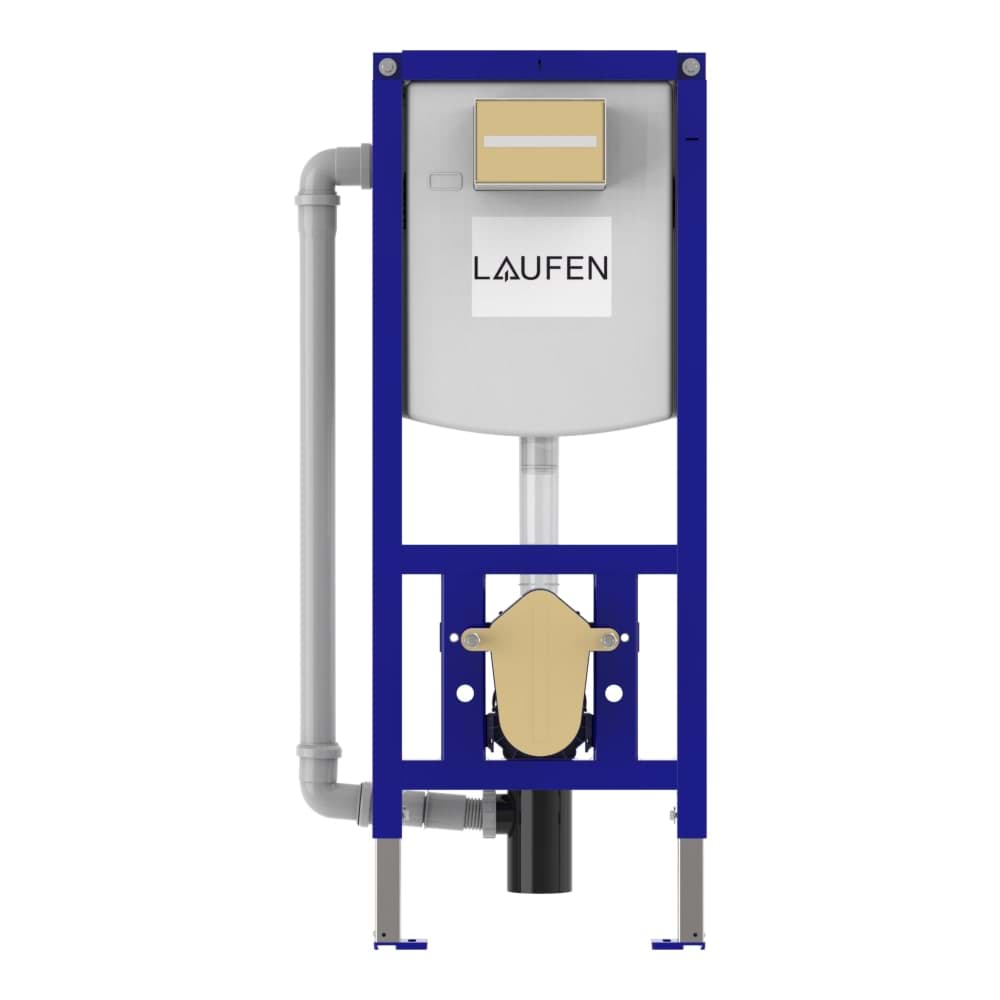 LAUFEN Instalační systém INEO CW104 se splachovací nádržkou pro závěsné WC, dvojité splachování 6/3 l (nastavitelné na 4,5/3 l), odvětrání potrubí 135 x 540 x 1120 mm #H9201040000001