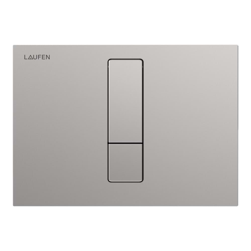 LAUFEN INEO splachovací deska Dual Flush LIS AW103 kartáčovaná nerezová ocel 10 x 202 x 145 mm #H9001039280001 - 928 - Kartáčovaná nerezová ocel
