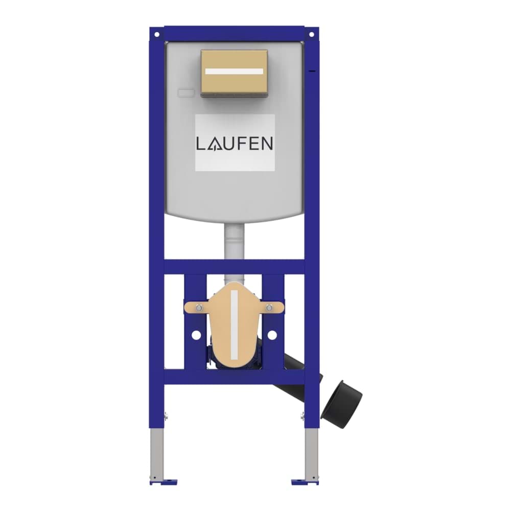 LAUFEN Instalační systém INEO CW105 s nádržkou pro závěsné WC, dvojité splachování 6/3 l (nastavitelné na 4,5/3 l), zesílený pro nízkou instalaci 1120 x 135 x 450 mm #H9201050000001