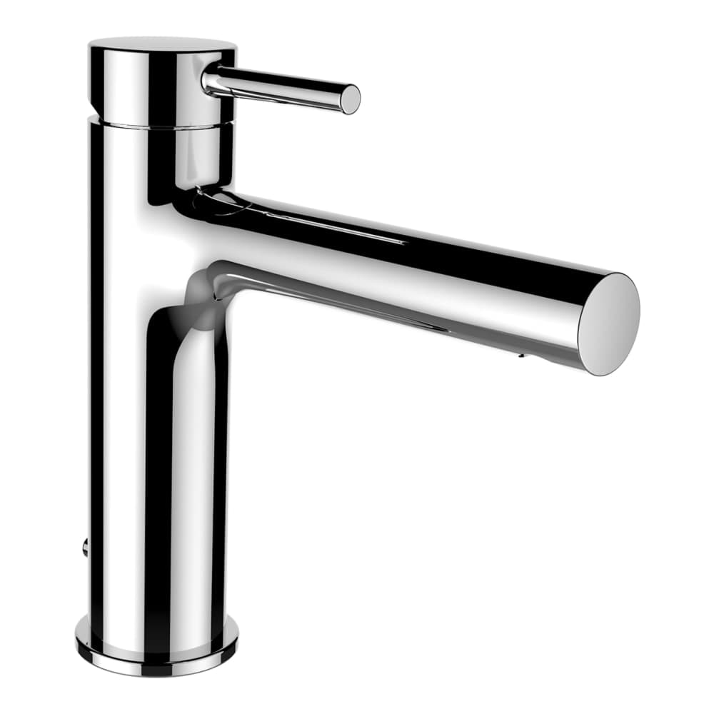 LAUFEN TWINPLUS Umyvadlová stojánková páková baterie, Eco+, výtok 140 mm, s automatickou výpustí, chrom #HF905447100000