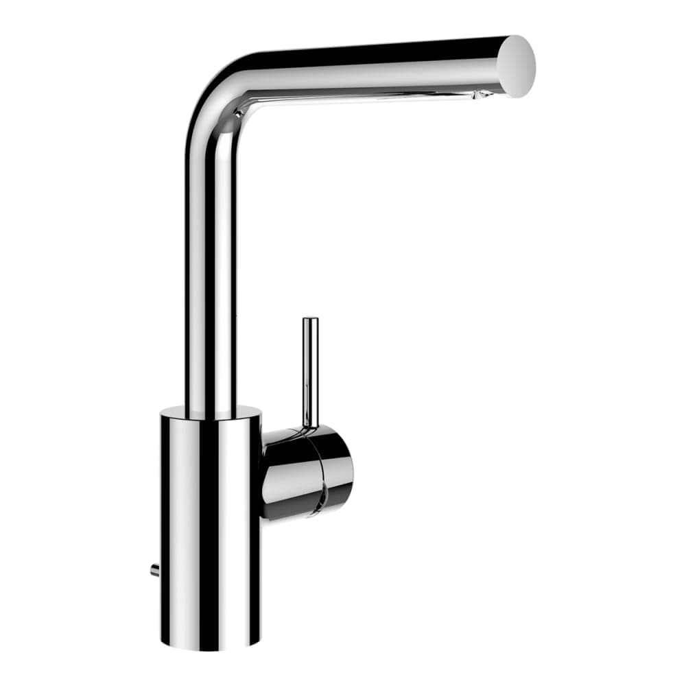 LAUFEN TWINPLUS Umyvadlová stojánková páková baterie, otočný výtok 160 mm, s automatickou výpustí, chrom #HF905407100000