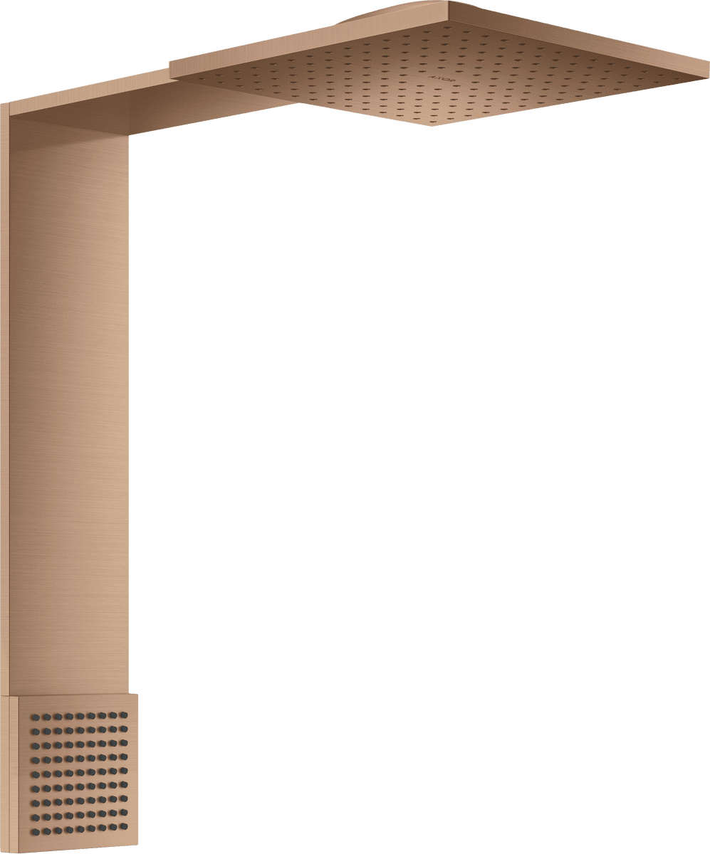 HANSGROHE AXOR ShowerComposition Sprchový modul 250/250 2jet se šíjovou sprchou #12594310 - kartáčované červené zlato