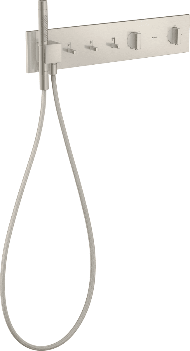 HANSGROHE AXOR ShowerComposition termostatický modul 540/110 skrytý pro 3 spotřebiče #12572800 - nerezová ocel