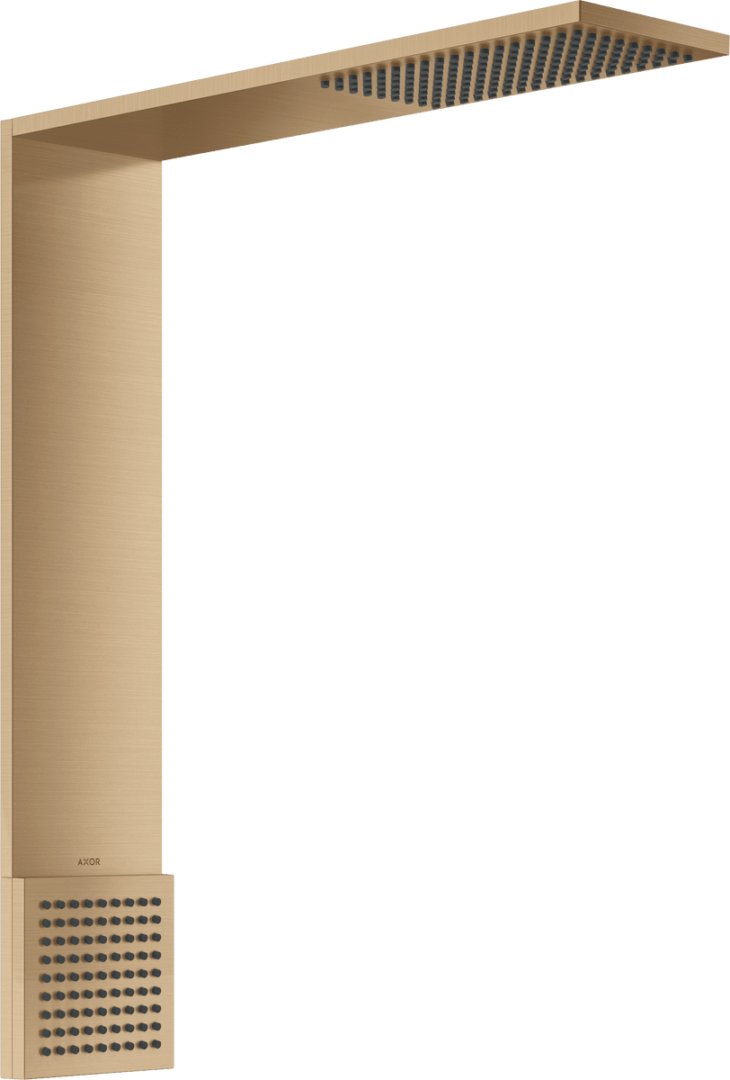 HANSGROHE AXOR ShowerComposition Sprchový modul 110/220 1jet se šíjovou sprchou #12593140 - kartáčovaný bronz