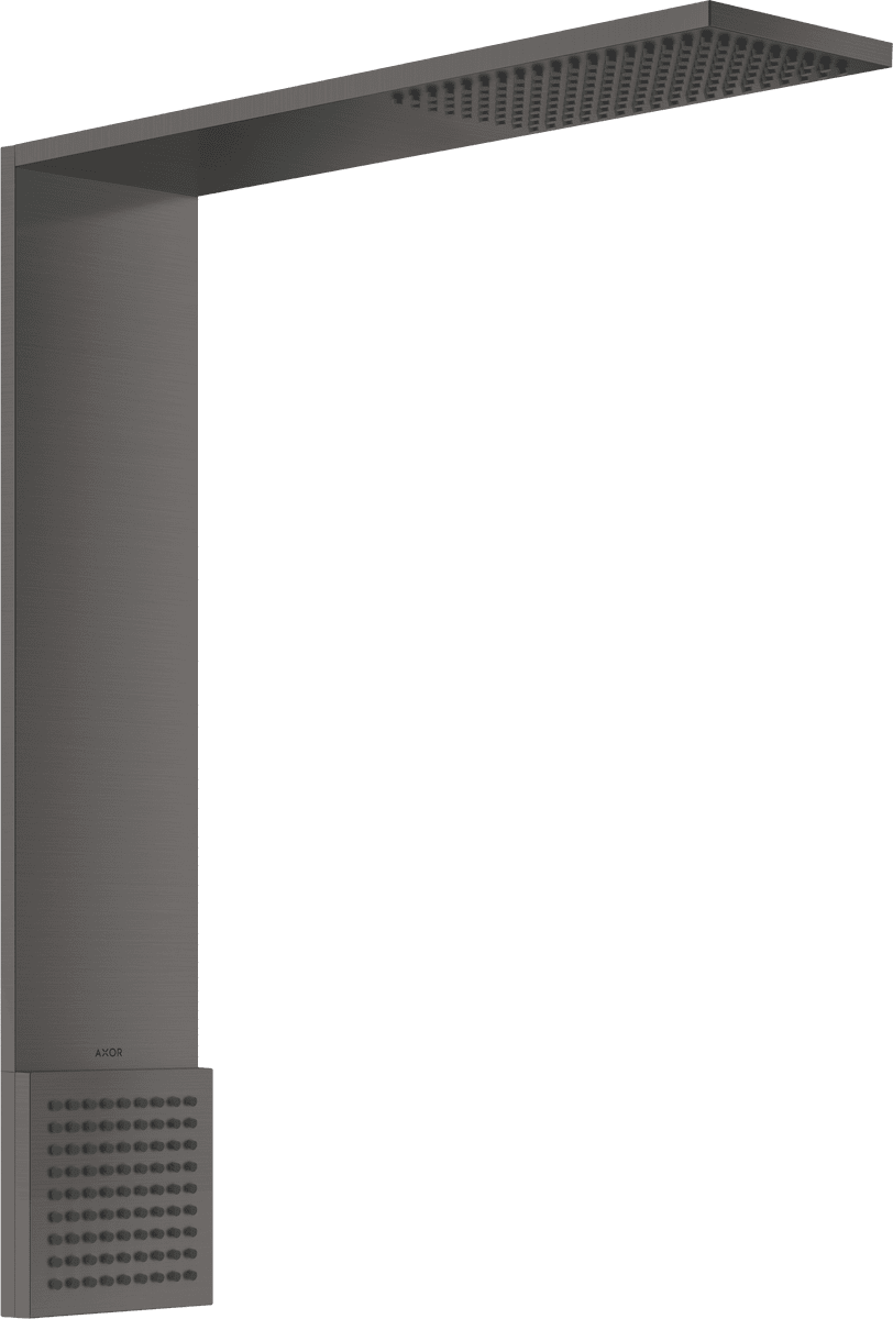 HANSGROHE AXOR ShowerComposition Sprchový modul 110/220 1jet se šíjovou sprchou #12593340 - kartáčovaný černý chrom
