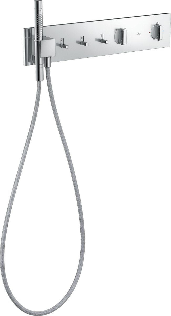 HANSGROHE AXOR ShowerComposition Modul termostatu 540/110 pod omítku pro 3 spotřebiče #12572000 - chrom