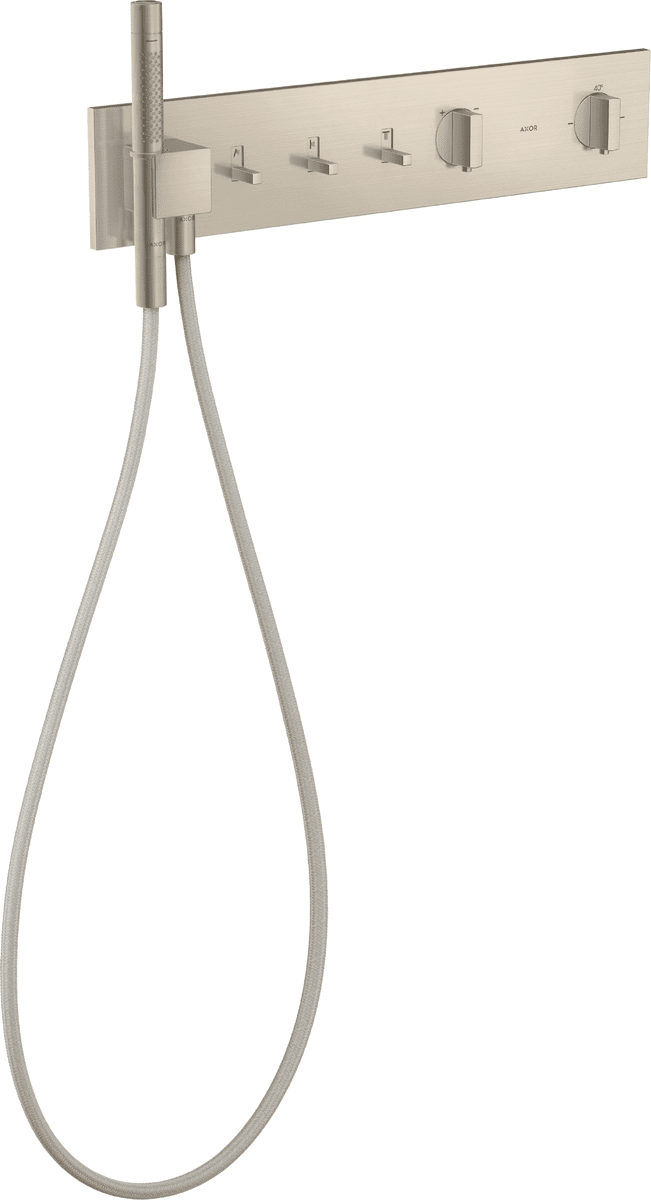 HANSGROHE Modul termostatu AXOR ShowerComposition 540/110 skrytý pro 3 spotřebiče #12572820 - kartáčovaný nikl