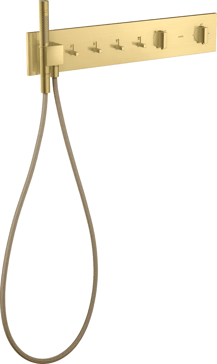 HANSGROHE AXOR ShowerComposition termostat pod omítku, 4 funkce #12573950 - kartáčovaná mosaz