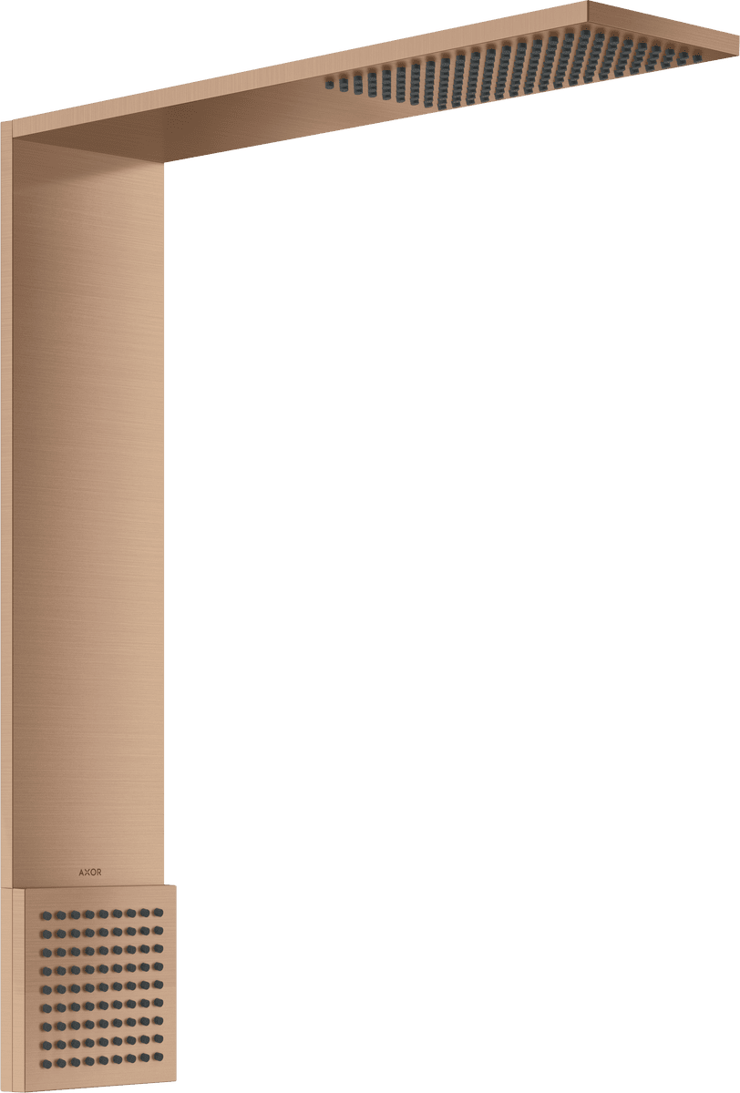 HANSGROHE AXOR ShowerComposition Sprchový modul 110/220 1jet se šíjovou sprchou #12593310 - kartáčované červené zlato