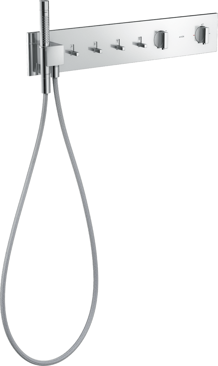 HANSGROHE AXOR ShowerComposition Modul termostatu 610/110 pod omítku pro 4 spotřebiče #12573000 - chrom