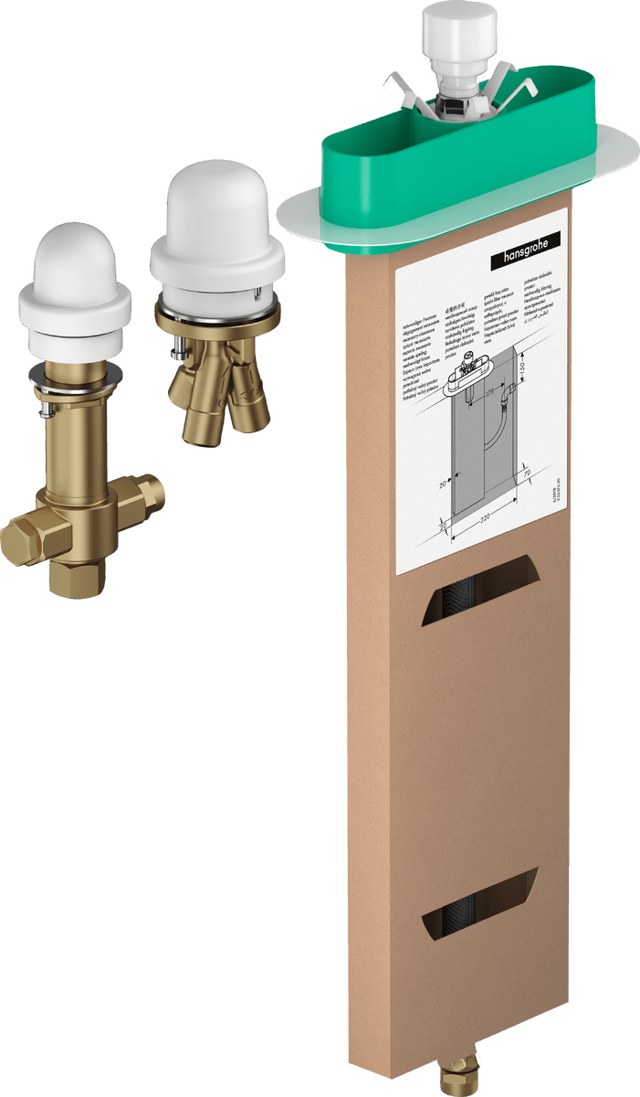 HANSGROHE základní těleso pro 3-otvorovou baterii na okraj vany #13481180