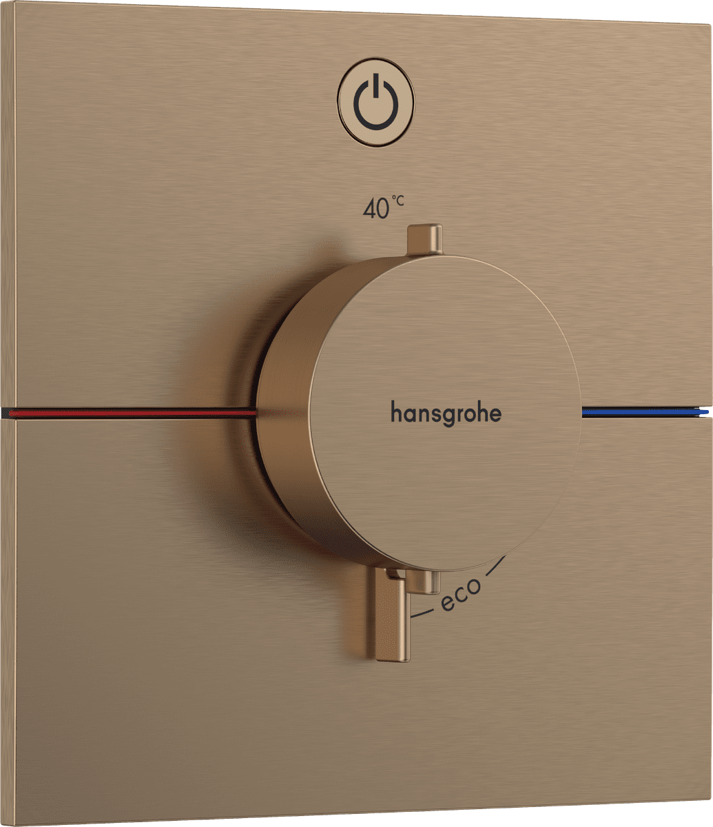 HANSGROHE ShowerSelect Comfort E Termostat pod omítku pro 1 spotřebič #15571140 - kartáčovaný bronz