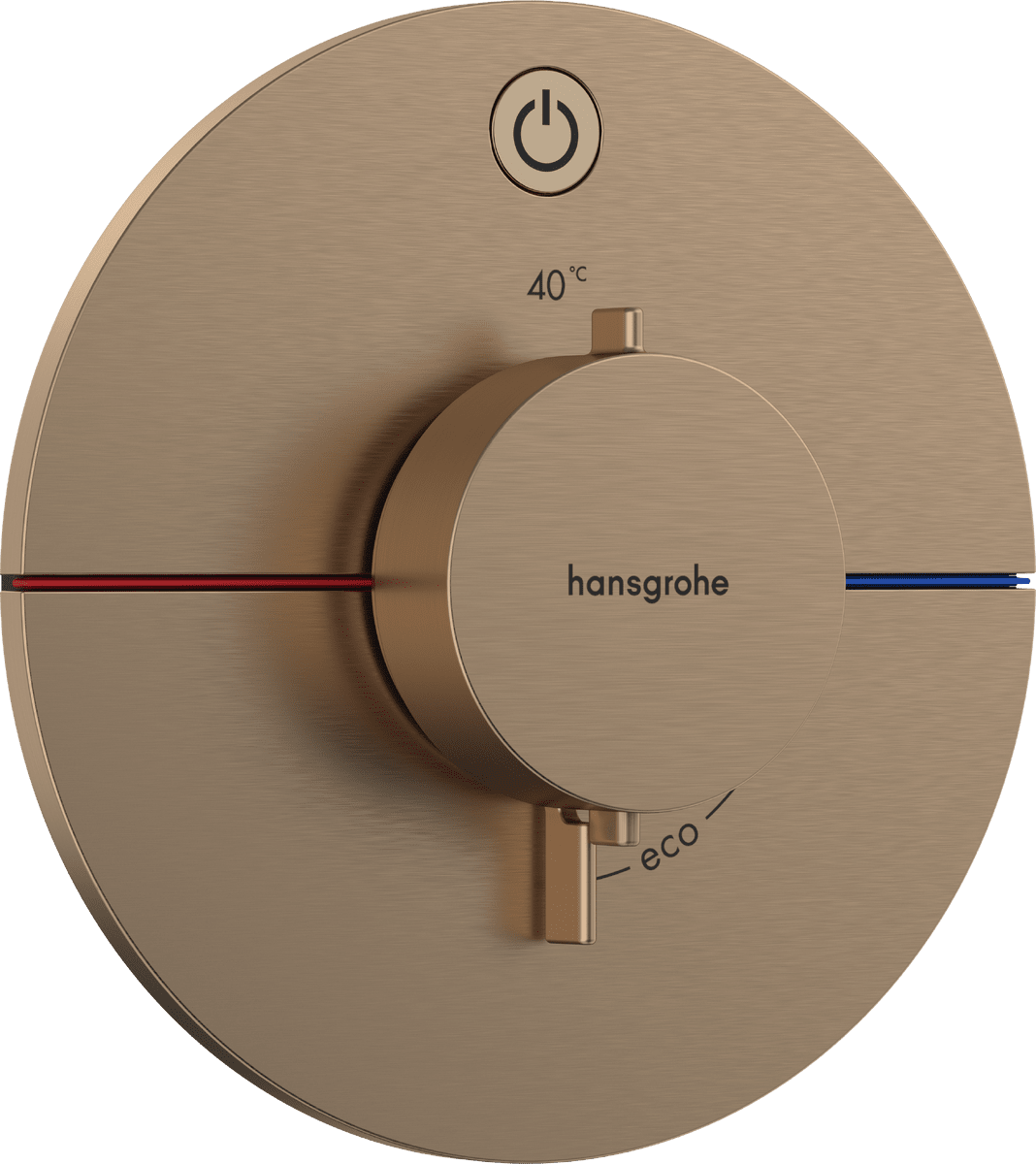 HANSGROHE ShowerSelect Comfort S Termostat pod omítku pro 1 spotřebič #15553140 - kartáčovaný bronz
