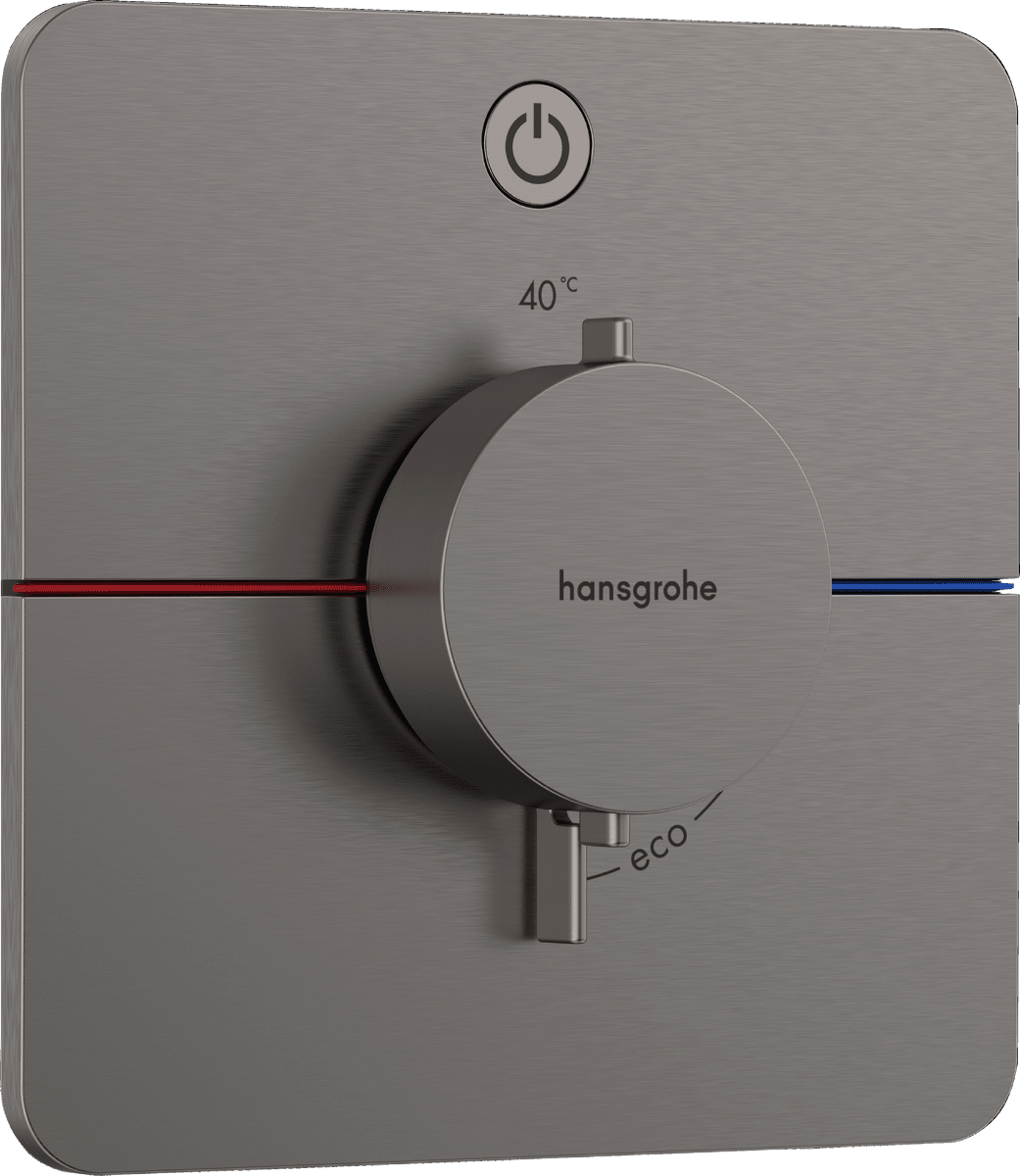 HANSGROHE ShowerSelect Comfort Q Termostat pod omítku, 1 spotřebič #15581340 - Kartáčovaný černý chrom