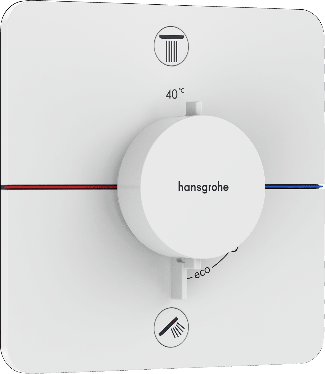 HANSGROHE ShowerSelect Comfort Q Termostat pod omítku pro 2 spotřebiče #15586700 - Matná bílá