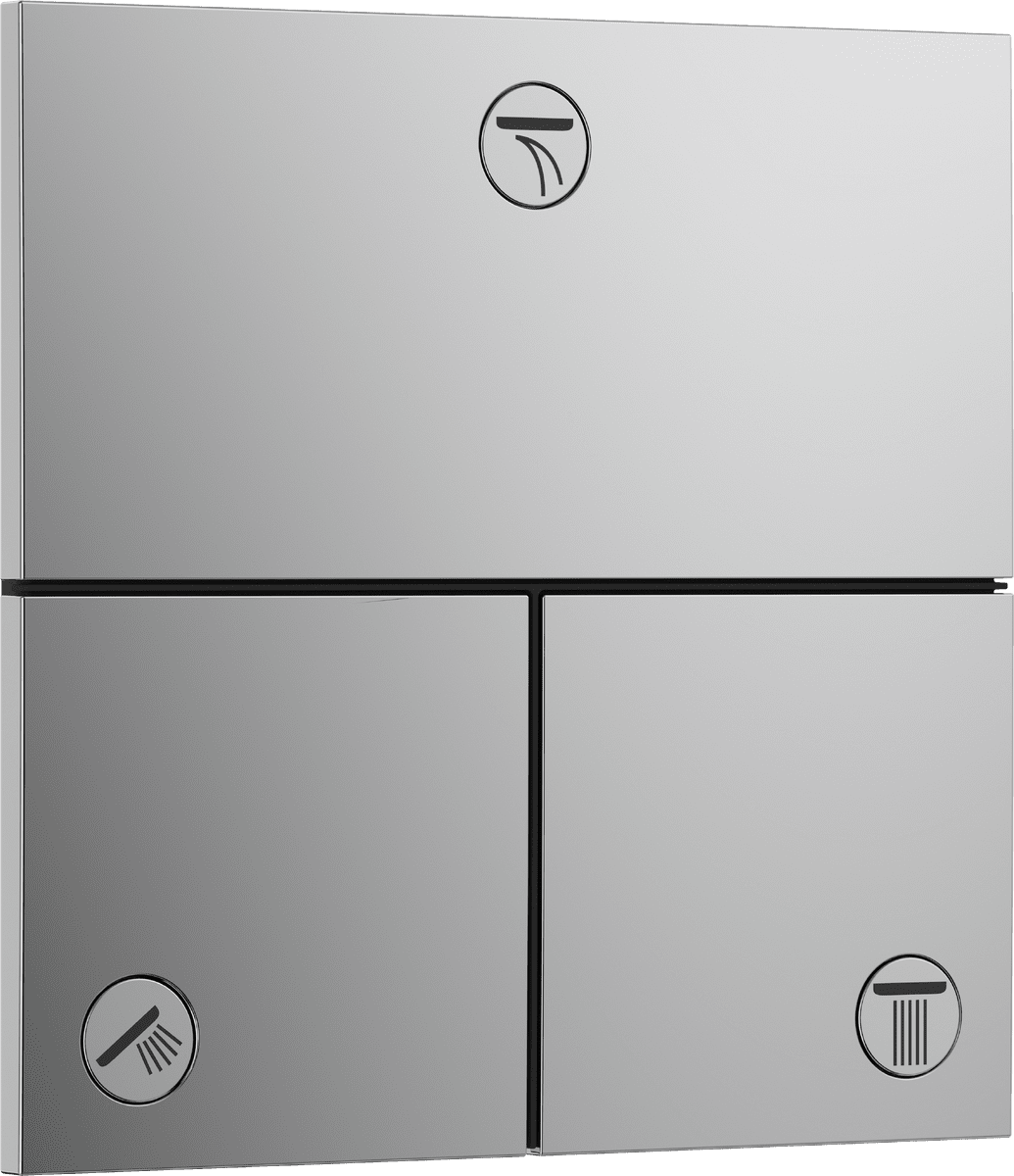 HANSGROHE ShowerSelect Comfort E ventil pod omítku pro 3 spotřebiče #15573000 - Chrom