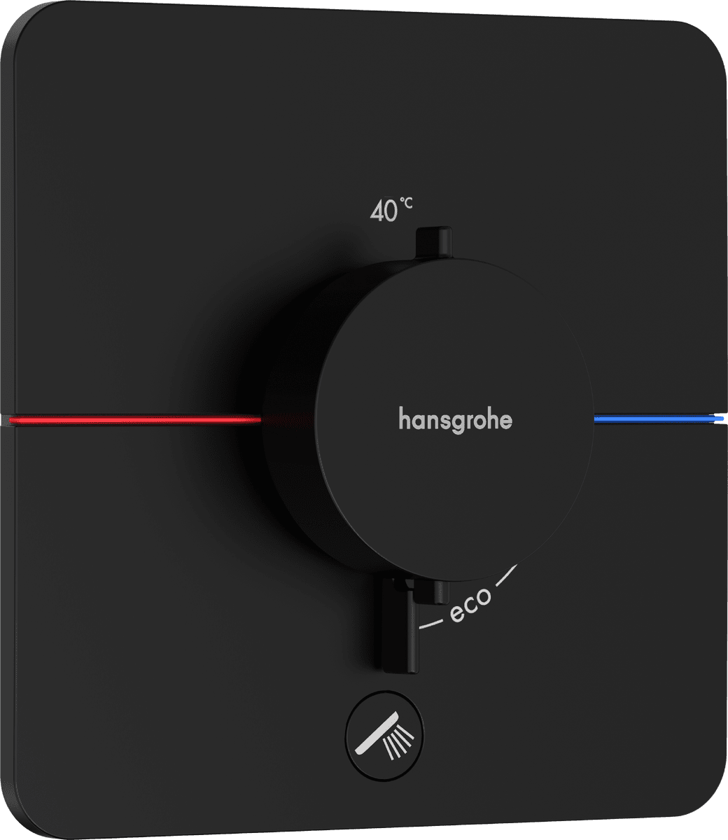 HANSGROHE ShowerSelect Comfort Q Termostat pod omítku pro 1 spotřebič a další výtok #15589670 - matná černá